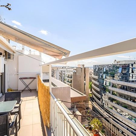 Elegant, Modern & Spacious Apartment In Thessaloniki With Balcony Zewnętrze zdjęcie